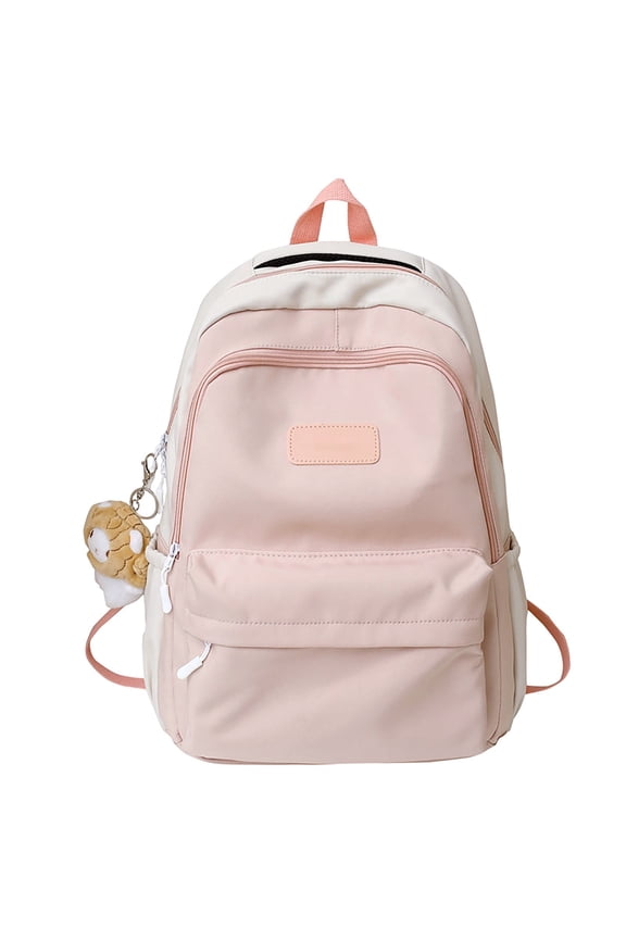 Pastel Aesthetic Backpack,Cute Large Capacity Design, Travel Laptop Bookbag, Preppy Style 12.2 x 17.32 Inch, Lightweight Daypack for Everyday Use