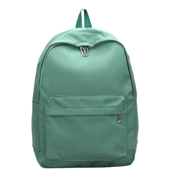 Yettn Preppy Backpack,Solid Color Basic Plain Design, Lightweight Casual Nylon Bookbag, Waterproof Travel Bag Compatible with Laptops, Daypack for Everyday Style