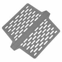 Yettn Sink Mat,Non-Slip Silicone Kitchen Sink Protector Mat,Heat-Resistant Draining Grid for Double Basin Sinks, Dishwasher Safe