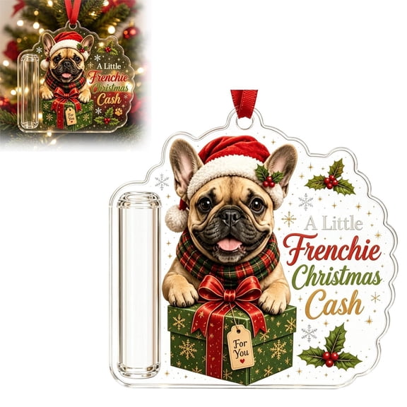 Yeuimy Christmas Cash Gift Holder Ornament Bachoo Money Holders For Cash Ornaments That Hold Money Holiday Money Holder For Christmas Tree Gift For Dog Lovers Hanging Money Xmas Tree Decor