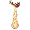 thumbnail image 1 of Yeuimy Christmas Magic Trail Wall Light Sleigh Wall Lights Glow The Halls Christmas Lights Hanging Led Light Collection Lighted Indoor Holiday Decor Welcoming Festive Accent For Whole House, 1 of 4