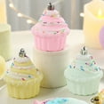 thumbnail image 1 of Yeuimy European Macaron Candy Christmas Tree Ornaments,3pc Set Colorful Dessert Hanging Pendants with Glitter Details for Xmas Tree,Holiday Party Decor and Wedding Celebration, 1 of 4