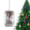 thumbnail image 1 of Yeuimy Hanging Ornaments Silver Acrylic Gemstone Pendant Faceted Crystal Sparkling Shimmering Tree Xmas Decor Wreath Garland Holiday Home Party New Year Shiny Transparent Jewel Decoration, 1 of 3