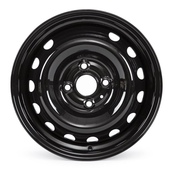 YeulionCraft 14 X 5.5-inch Wheels Rims for Hyundai Accent 2006-2017, 14" Black Steel Replacement Rims