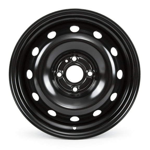 YeulionCraft 15 x 6 Inch Wheels Rims for Honda Fit 2015-2022, 15" Black Replacement Wheels