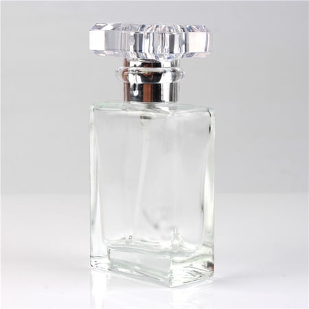 YeulionCraft 1pc Clear Reusable Mini Glass Bottle Spray Portable Perfume Spray Bottle