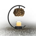 thumbnail image 1 of Yeuslor Candle Warmer Lamp for Jar Candles with Adjustable Brightness＆Timer，Handcrafted Crystal Candle Lamp Luxurious Design+2Bulbs,Home Decoration Electric Candle lamp(Black C-Shaped), 1 of 6