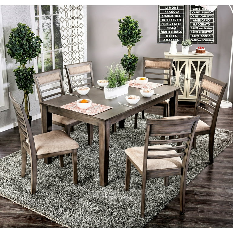 Rustic 7 2025 piece dining set