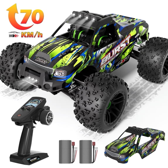 Yexmas 1:14 RTR Brushless Fast RC Cars for Adults, 70KM/H High Speed ...