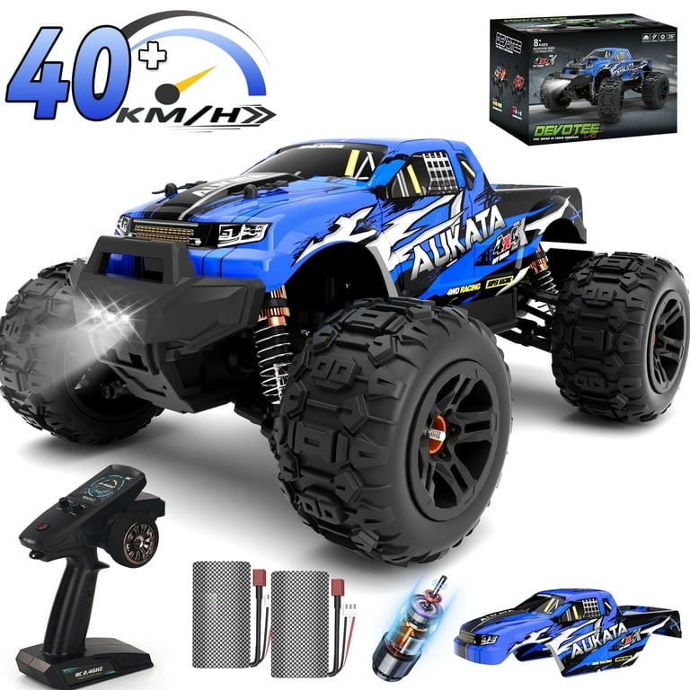 Yexmas 1:16 High-Speed RC Car, 25+ MPH Brushless Motor, All