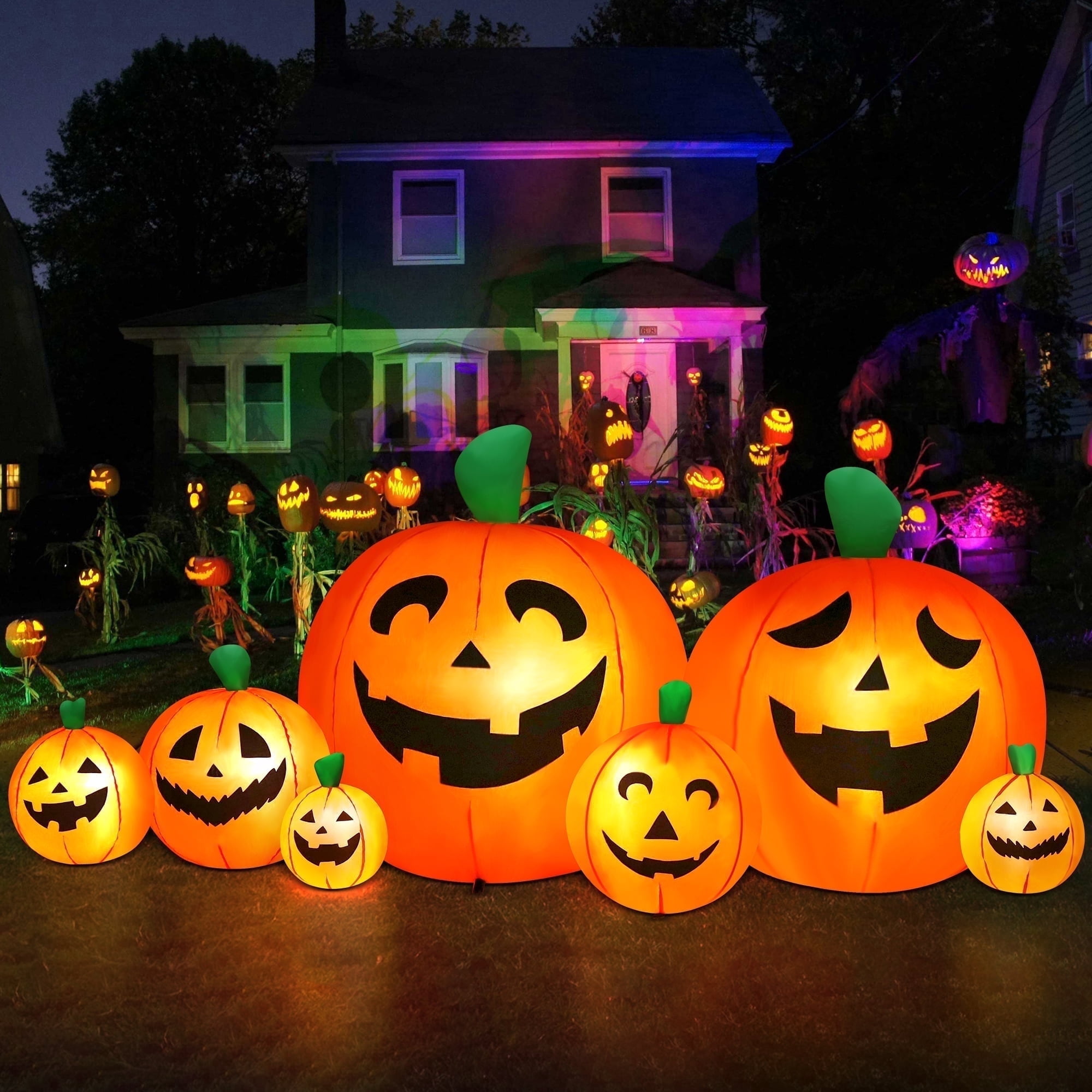 Yexmas 8 FT Halloween Inflatables Pumpkin