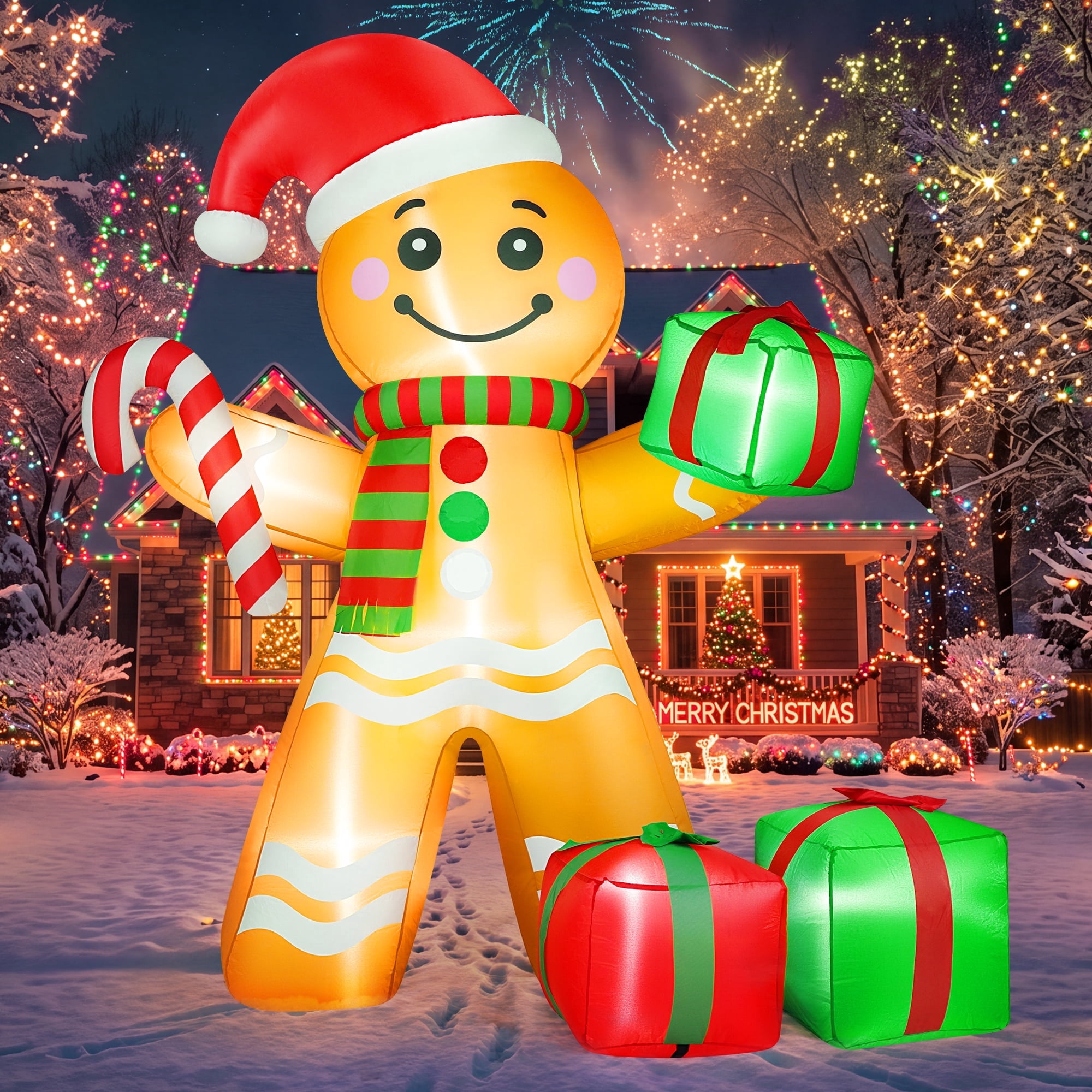 Yexmas 6FT Inflatable Gingerbread Man Cute LED Lights Christmas Decoration For Yard Lawn Garden Indoor Outdoor Holiday Display: Should You Buy It?