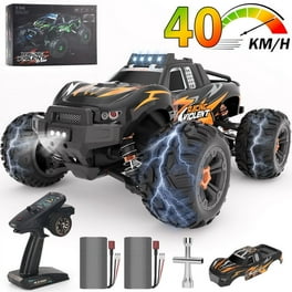 New Bright 4x4 1 10 Scale Remote Control Truck Jeep Rock Crawler 2.4GHz 9.6V Orange Walmart