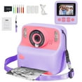 thumbnail image 1 of Yexmas Instant Print Digital Kids Camera 1080P Rechargeable HD Digital Toy Cameras Gift with 32G SD Card for Age 3-12, Purple, 1 of 7