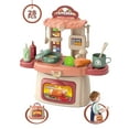 thumbnail image 1 of Lookfly Kitchen Playset,3 in 1 Kitchen Pretend Play Toys Messenger Bag,28 PCS Realistic Cooking Accessories,Great Kitchen Toys for Toddlers Kids(Red), 1 of 7