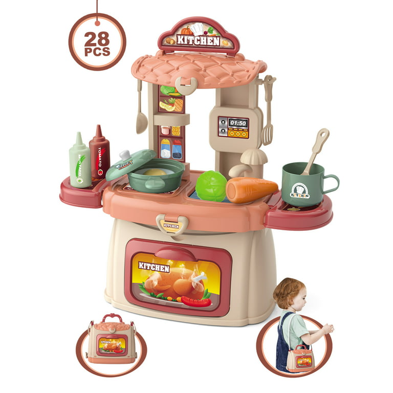 Kid Kitchenware Set l Grocery Playset for Toddlers l PopFun