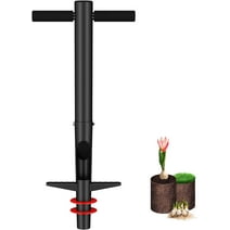 Yeyebest Bulb Planter Garden Sod Plugger with Ergonomic Masual Handle,Heavy Duty Planting Tools for Digging to Plant Spring Flowers Bulbs,Black