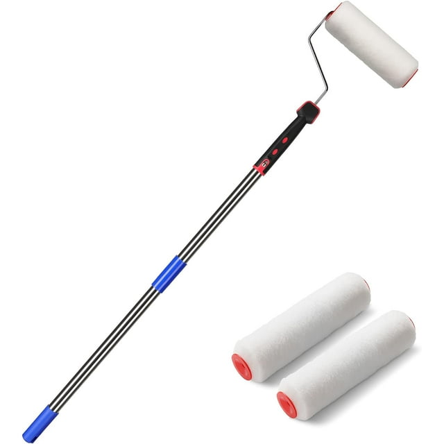 Yeyebest Paint Roller Extension Pole 72inches with House Paint Rollers