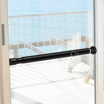 Yeyebest  Window Security Bar  Sliding Door Security Bar  Two in One for Home, Hotel, Apartment, Matte Black Stainless Steel, 1 Pack (18" to 51")