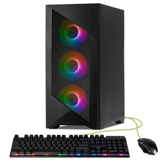 Yeyian Edge Gaming Desktop PC Intel Core i5-14400F 32GB DDR5 RTX 5060 Ti 1TB SSD Wi-Fi 6E Windows 11 - YPI-ED44F0C-56T1U