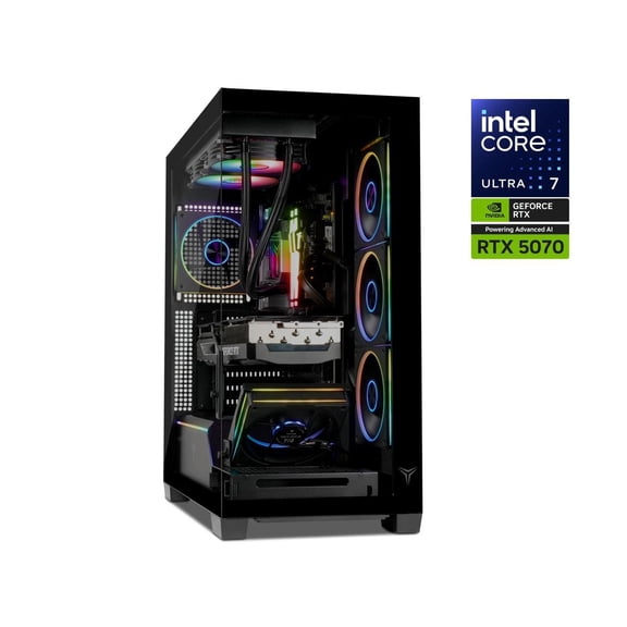 Yeyian Gaming PC Astra X AX270KC-570Q2N Intel Core Ultra 7 270K 32GB 2TB NVMe SSD GeForce RTX 5070 Windows 11 Home