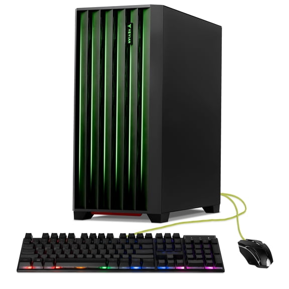 Yeyian Phoenix Mesh Gaming Desktop  Core Ultra 5 225F, GeForce RTX 5060, 32GB DDR5 6000MHz, 1TB NVMe SSD, HighAirflow Mesh Case  SKU YPIPM225FC5601B