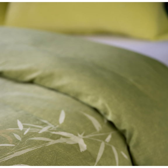 Yezi -100% Cotton Twin Size Duvet Cover Set Including 1 Sham.Made in Green by Oeko-Tex.