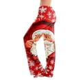 Yfalhf Women's Comfy Pajamas Drawstring Stretch Floral Print Long Wide ...