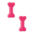 thumbnail image 1 of YfiDSJFGJ 2Pcs Bite-Resistant Rubber Toothbrush Toys, Dog Chew Toys ,4.33 Inch Bone Shape for Small and Medium Dogs, 1 of 6