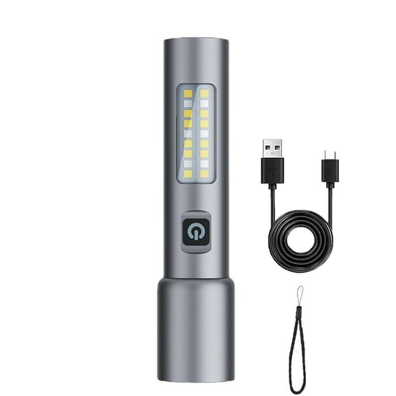 YfiDSJFGJ Rechargeable Flashlights 2 Pack, 990,000 Lumens Super Bright Flashlight with LCD Digital Display, 5 Adjustable Mode High Powered Flash Light, Waterproof Flashlights for Camping Hiking