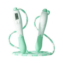 YfiDSJFGJ Skipping Rope with Counter - Indoor Skipping Ropes for Adults,Adjustable Digital Skipping Rope,Counting Jump Rope,2.8m Workout Smart Skipping Rope Speed Rope,A