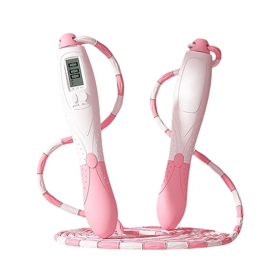 YfiDSJFGJ Skipping Rope with Counter - Indoor Skipping Ropes for Adults,Adjustable Digital Skipping Rope,Counting Jump Rope,2.8m Workout Smart Skipping Rope Speed Rope,B