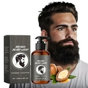 Yforlp Beard Cleaning Shampoo Softens Beard Deeps Clean Men's Shave Gentle Shave Beard Cleaning Shampoo Softens Beard Deeps Clean Men's Shave Gentle Shave 100ml, Gifts for Men