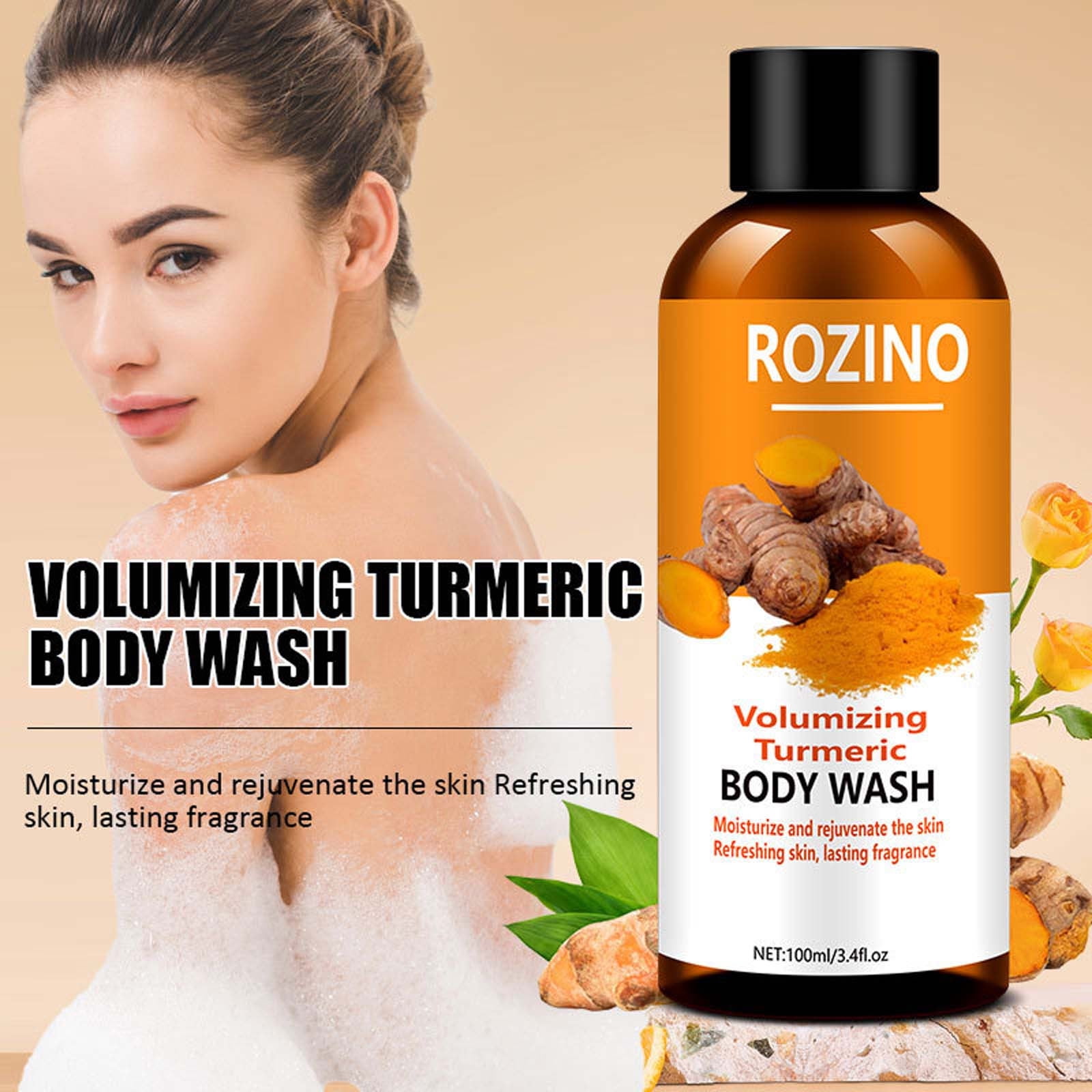 Yforlp Body Wash, Turmeric Body Wash, Skin Brightening Turmeric Bath