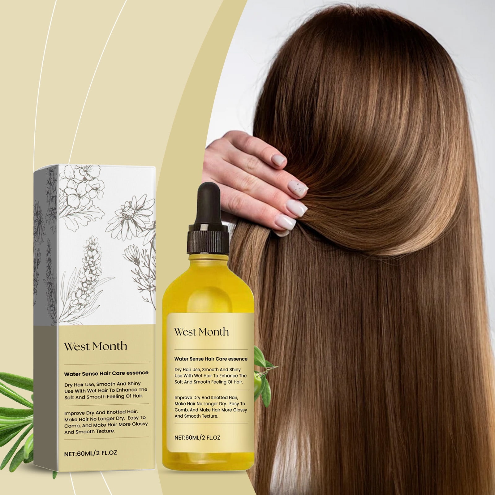 Yforlp Rosemarys Nourishing Hair Oil Improve Hair Conditioning Oil Nursing Smoothly Hair Oil