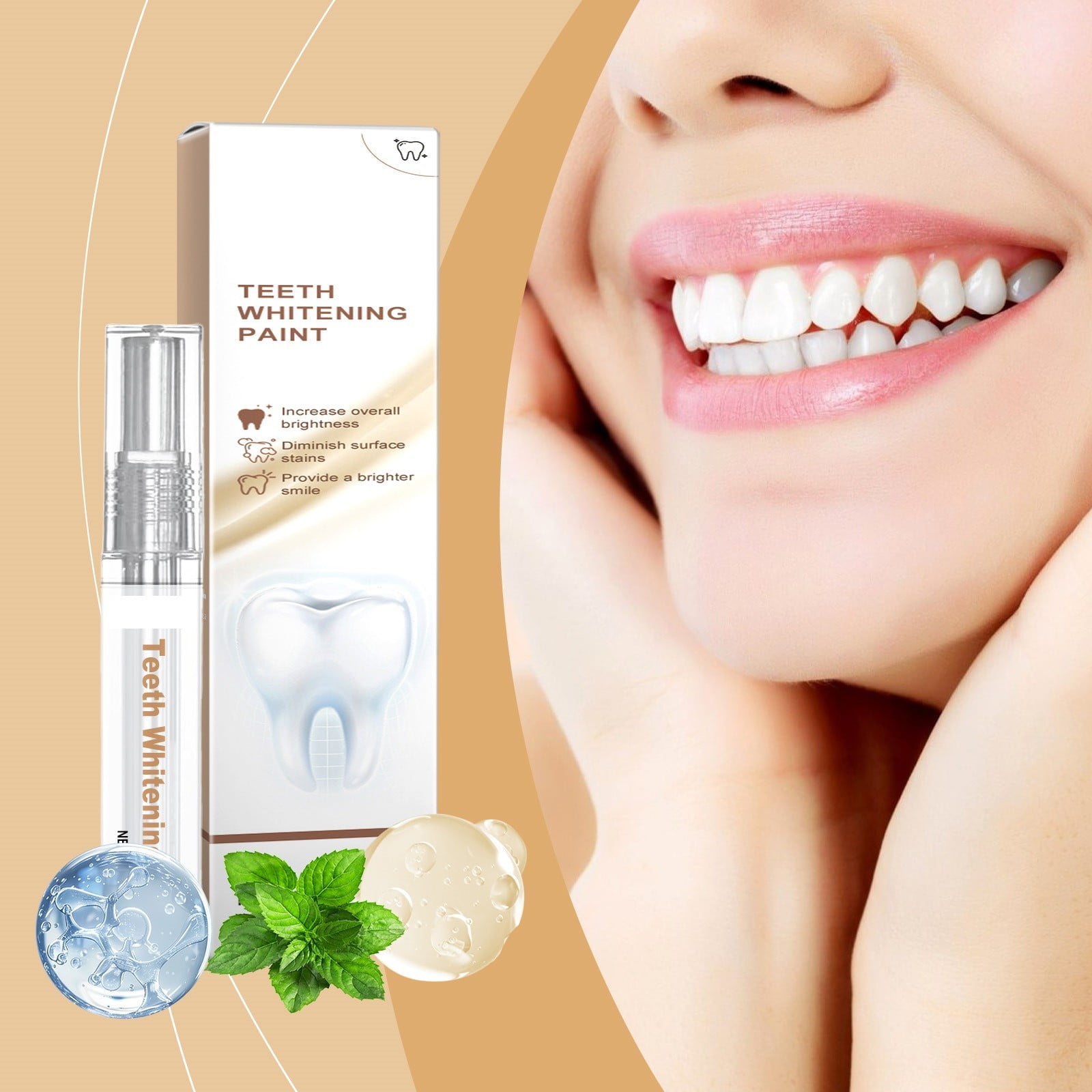 Yforlp Whitening Agent Deeps Clean Fresh Breath Whitening Teeth Stain