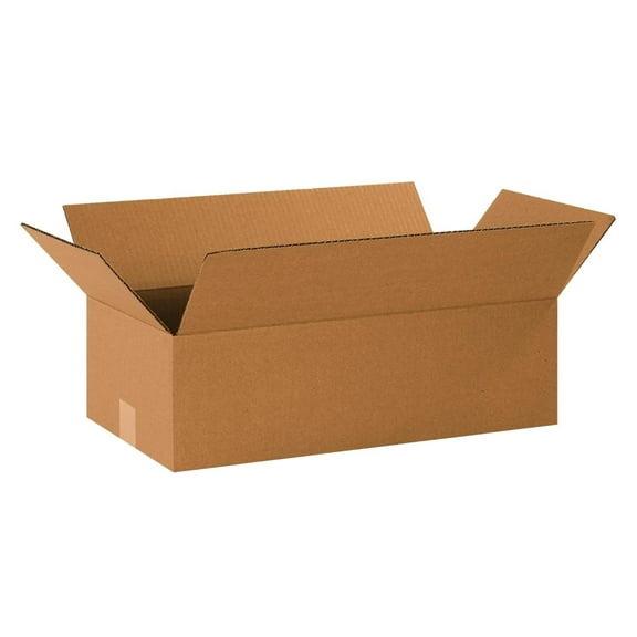 YfulYde 20 x 10 x 6Corrugated Cardboard Boxes, Long 20"L x 10"W x 6"H, Pack of25| Shipping, Packaging, Moving, Storage Box for Home or Business, Strong Wholesale Bulk Boxes