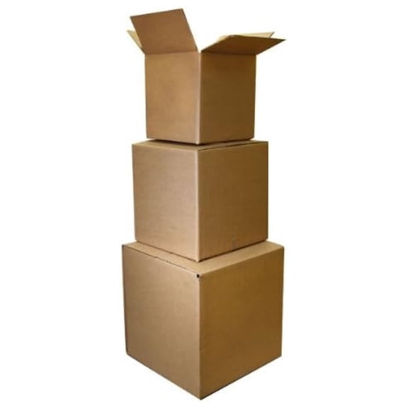 YfulYde 8x6x4'' Corrugated Shipping Boxes 100 Boxes