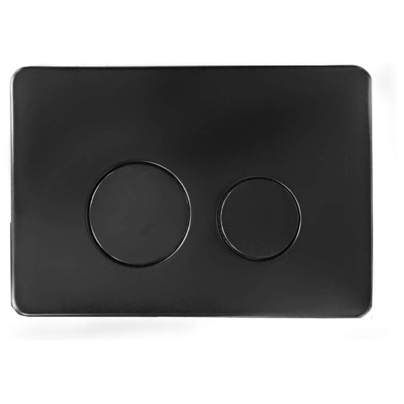 YfulYde Concealed Push Button (Actuator) (Black Matte Round (Metal))