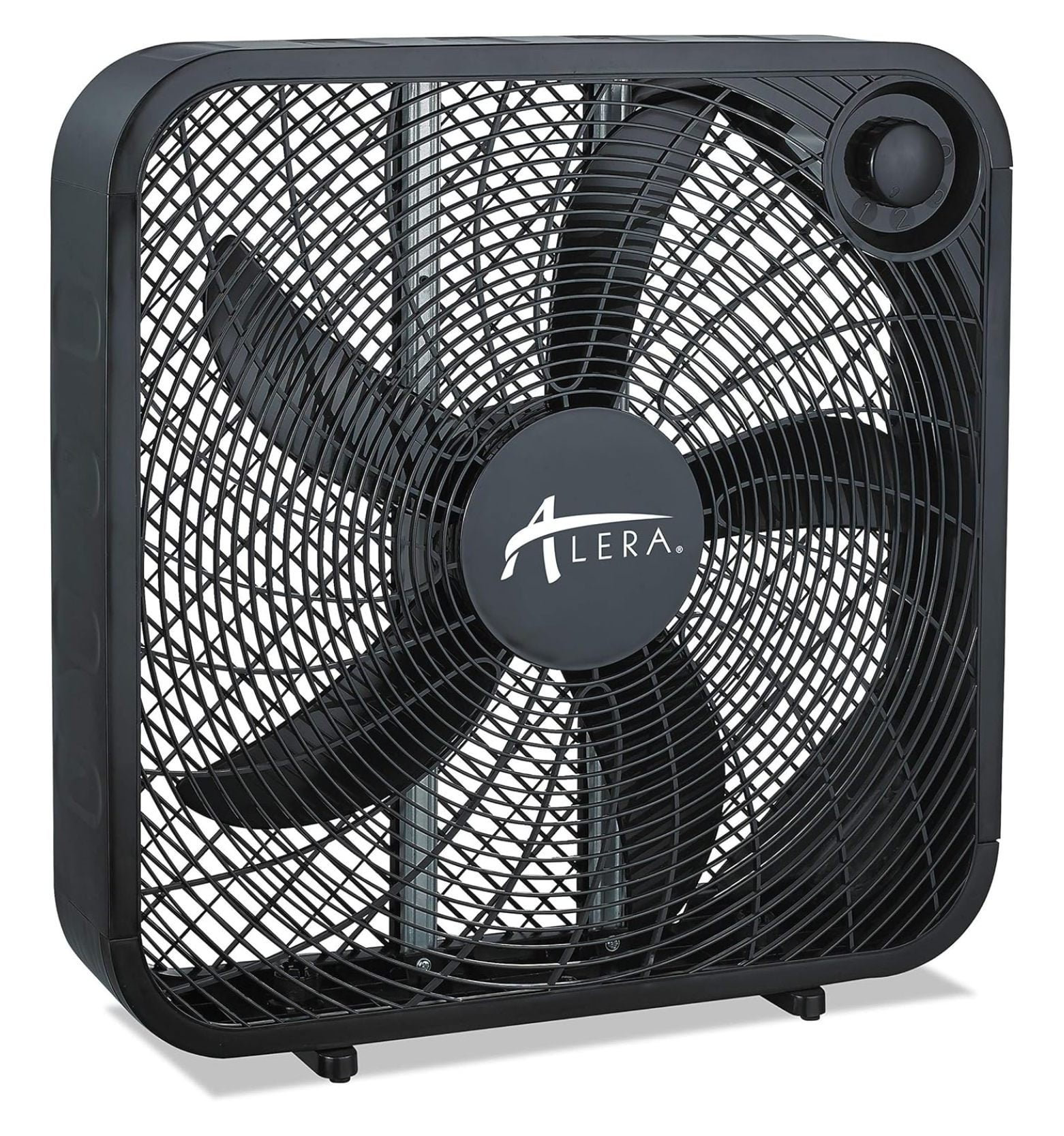 Alera Black Three Speed Oscillating Floor Fan