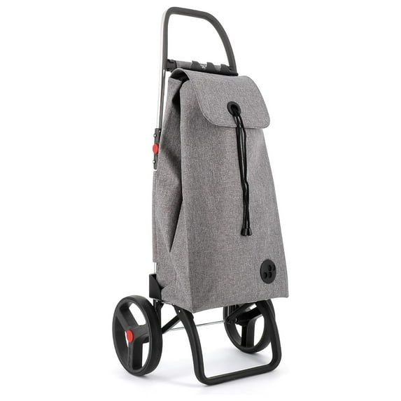 YfulYde Foldable Grocery Shopping Cart with Wheels | Collapsible Personal Folding Cart for Groceries | Durable & Portable | Gray