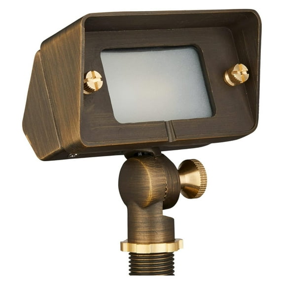 YfulYde Gentle Cast Brass 12V Flood Light (Bronze)