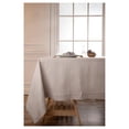 thumbnail image 1 of YfulYde Linen Tablecloth 60 x 102 Inch - 100% Pure Linen Silver Grey Tablecloth - Machine Washable Dining Tablecloth for Rectangle Tables, 1 of 4
