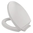 thumbnail image 1 of YfulYde SS113#11 Transitional SoftClose Round Toilet Seat, Colonial White, 1 of 4