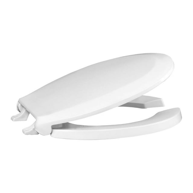YfulYde Toilet Seat Round, Open Front with Cover, Heavy Duty