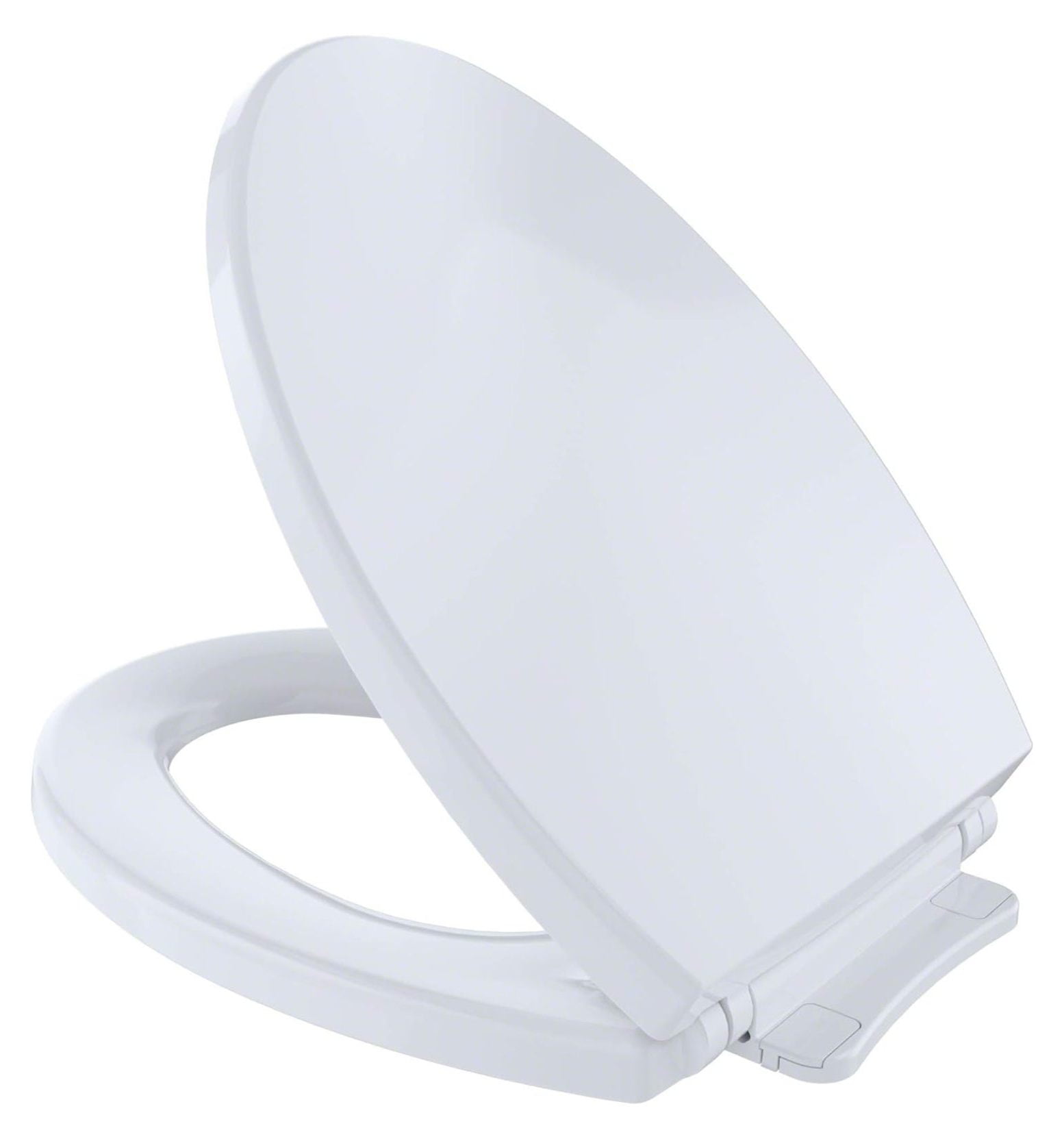 SoftClose Elongated Beige High-Impact Plastic Toilet Seat
