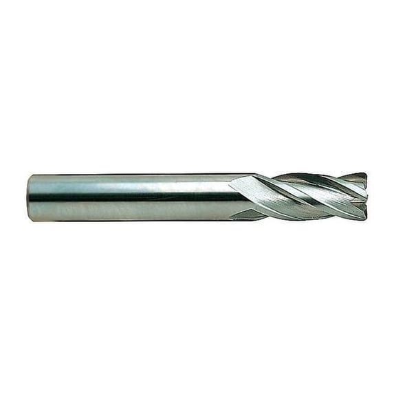 Yg-1 Tool Carbide End Mill,Sq,1/4,3/4 Cut L 07573