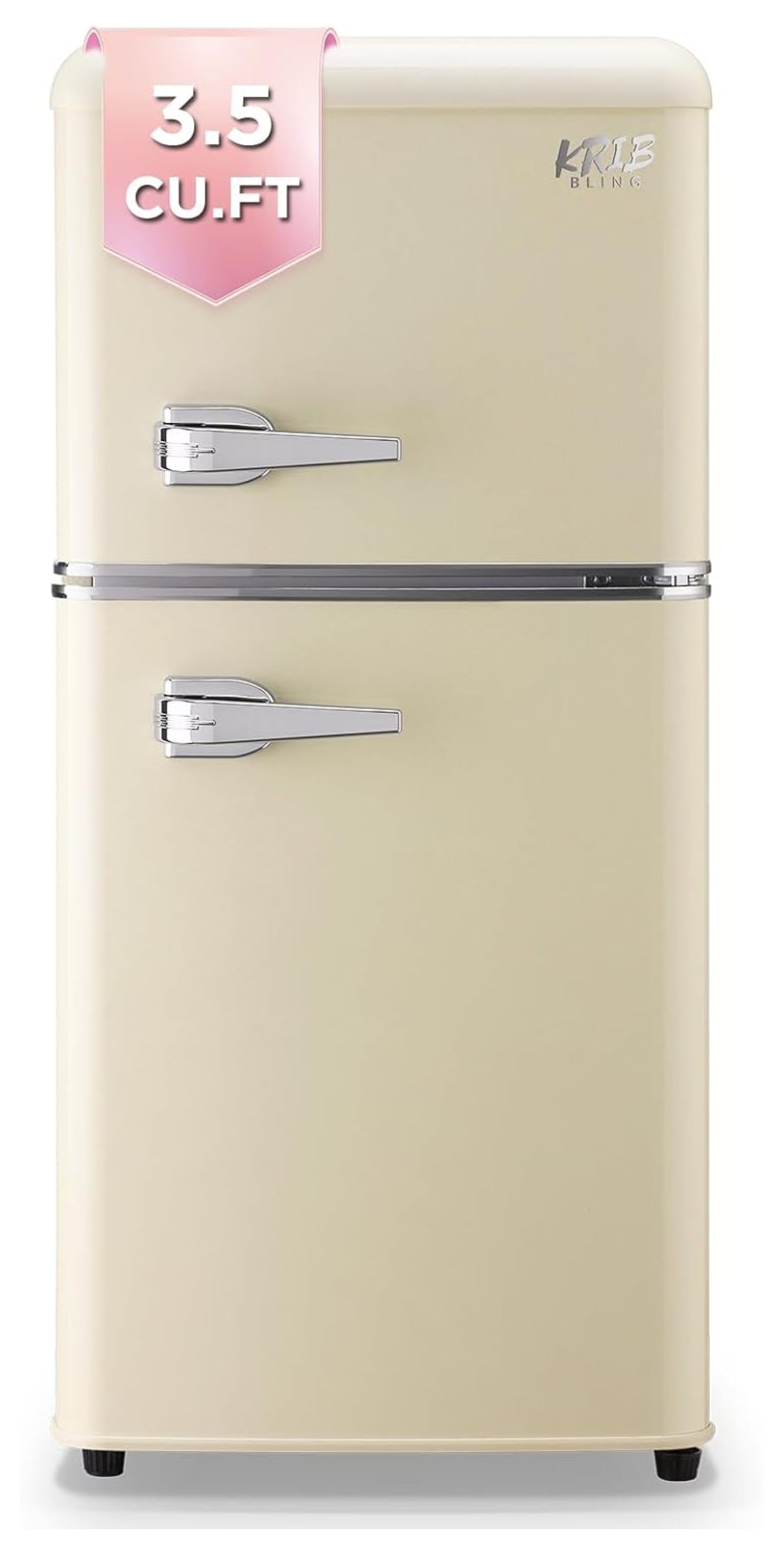 YgIRTID 3.5 Cu.ft Compact Refrigerator, Mini Fridge with Freezer Small