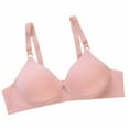 thumbnail image 1 of Ygbgbb Bras for Women Breathable Gather Wireless Bras Underwear No Rims Hollow Out Bra Underwear Comfortable Everyday Bras (Pink,M), 1 of 6