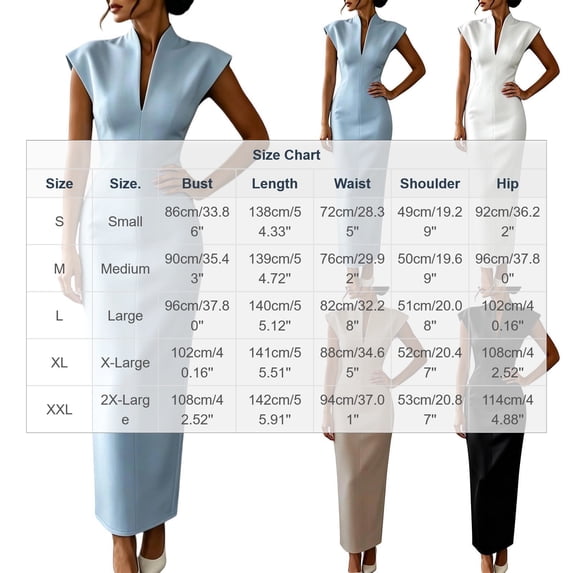 Ygbgbb Women Stand Collar Cap Sleeve Midi Bodycon Dress, Deep V‑Split Slim‑Fit Formal Dress for Cocktail Parties, Wedding Guest Black S